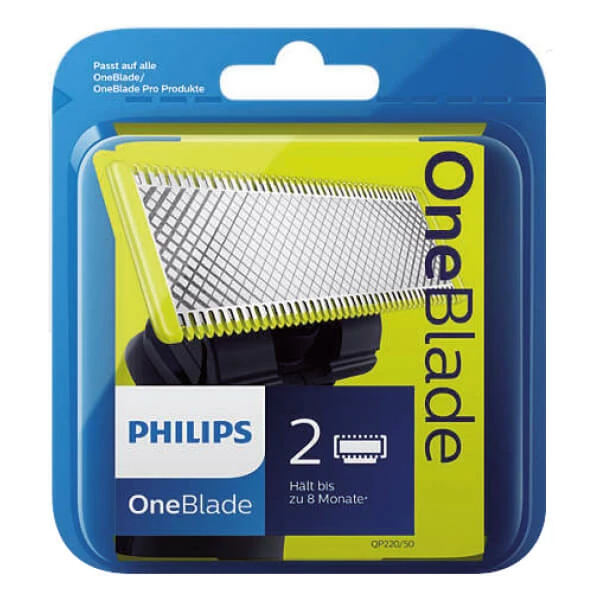Meilleure vente 🎉 Philips Tête De Rasage QP220 / 50 Lot De 2 - Rasoir Manuel 🌟