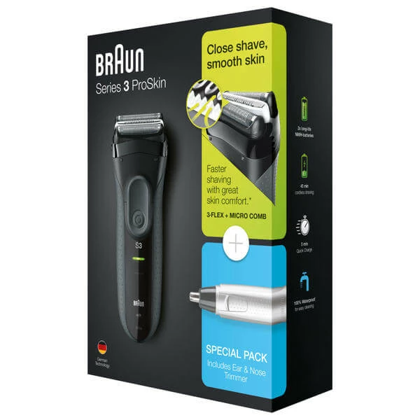 Meilleure affaire 🥰 Braun Series 3 ProSkin 3000s + EN 10 - Rasoir ⋅ Rasoir électrique ⭐ – Image 2