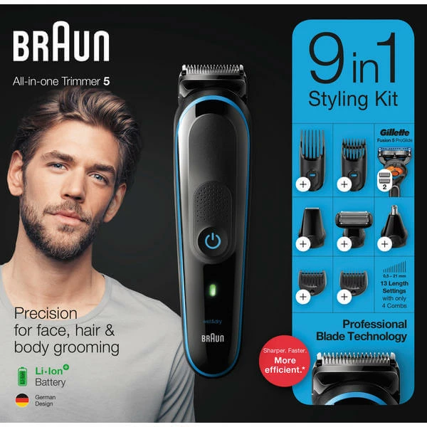 De gros ❤️ Braun Multigroomer MGK 5280 - Tailleur De Barbe ⋅ Trimmer 🥰 – Image 2
