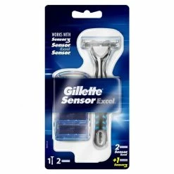 Top 10 👍 Gillette Rasoir Pour Hommes SensorExcel Universal Système à 3 Lames - Rasoir Manuel 😀