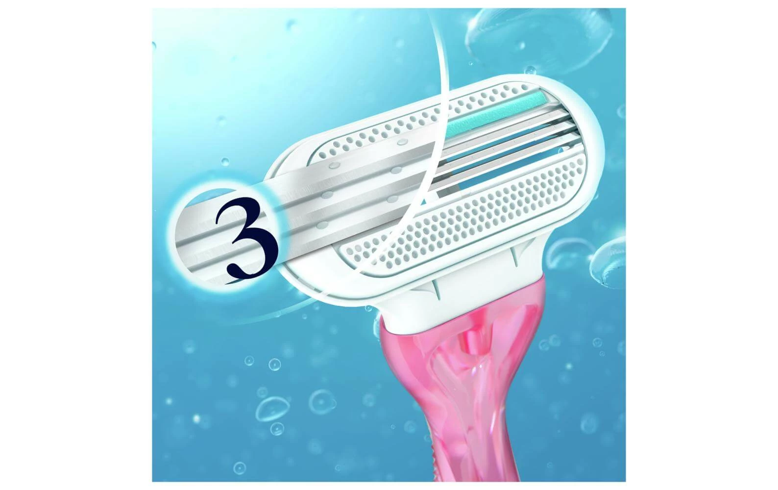 Coupon 🔥 Gillette Venus Rasoir Pour Femmes Sensitive Jetable 3 Pièces - Rasoir Manuel 😍 – Image 3