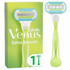Coupon ⌛ Gillette Venus Rasoir Pour Femmes Extra Smooth 1 Lame - Rasoir Manuel 👍