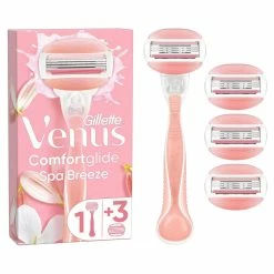 Meilleure vente 👏 Gillette Venus Rasoir Pour Femmes Smooth Comfortglide Spa Breeze 4 Lames De Rasoir - Rasoir Manuel 😍