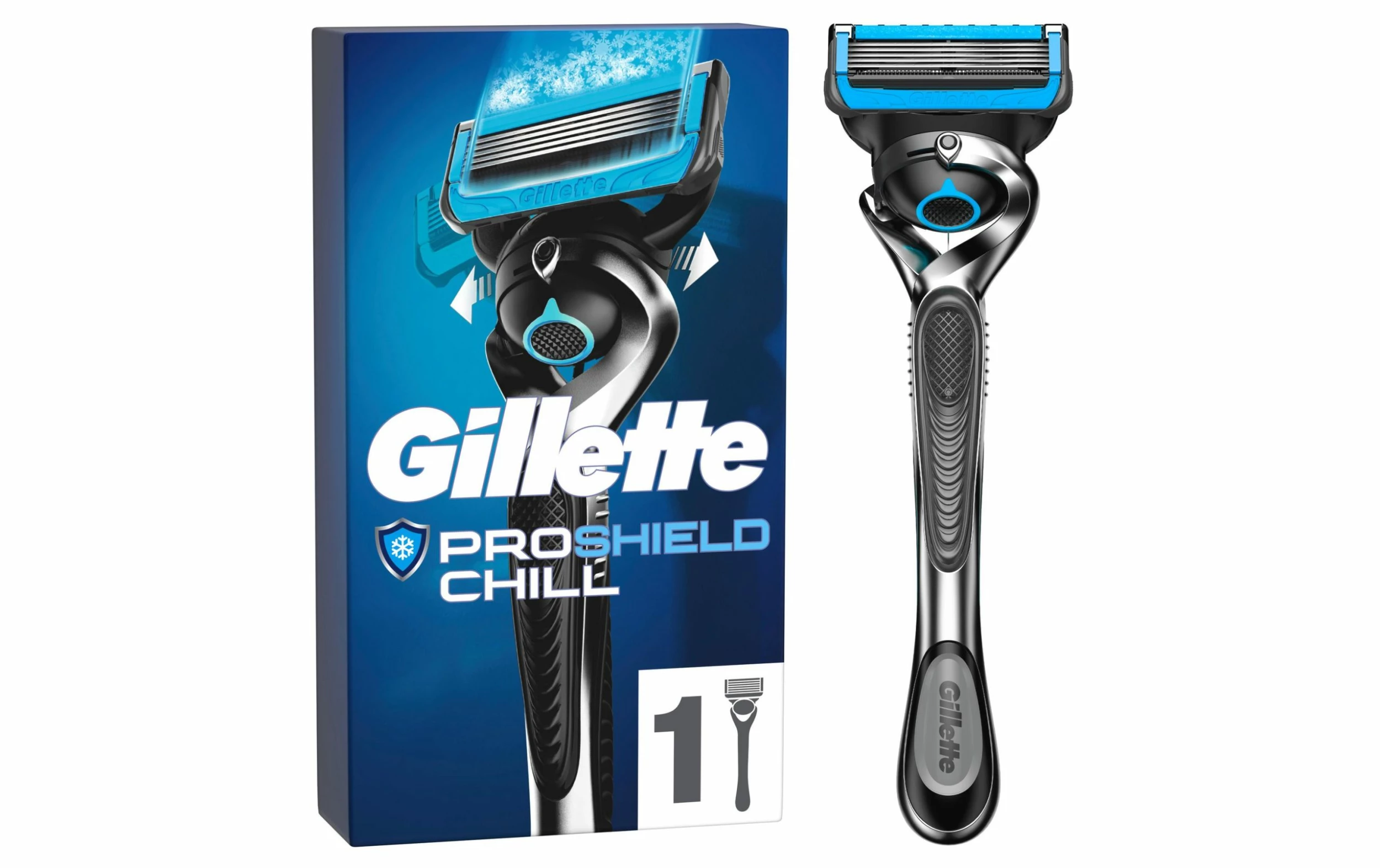 Promo 🎁 Gillette Rasoir Pour Hommes ProShield Chill 1 Lame - Rasoir Manuel 🥰 3 Promo 🎁 Gillette Rasoir Pour Hommes ProShield Chill 1 Lame - Rasoir Manuel 🥰
