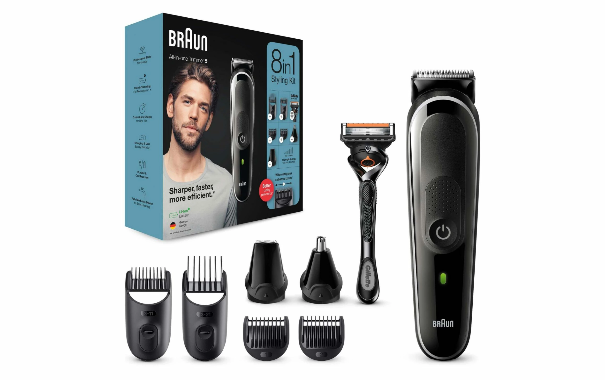 Meilleur prix 😍 Braun Rasoir Universel Kit 5 MGK5360 - Rasoir ⋅ Rasoir électrique 🔥