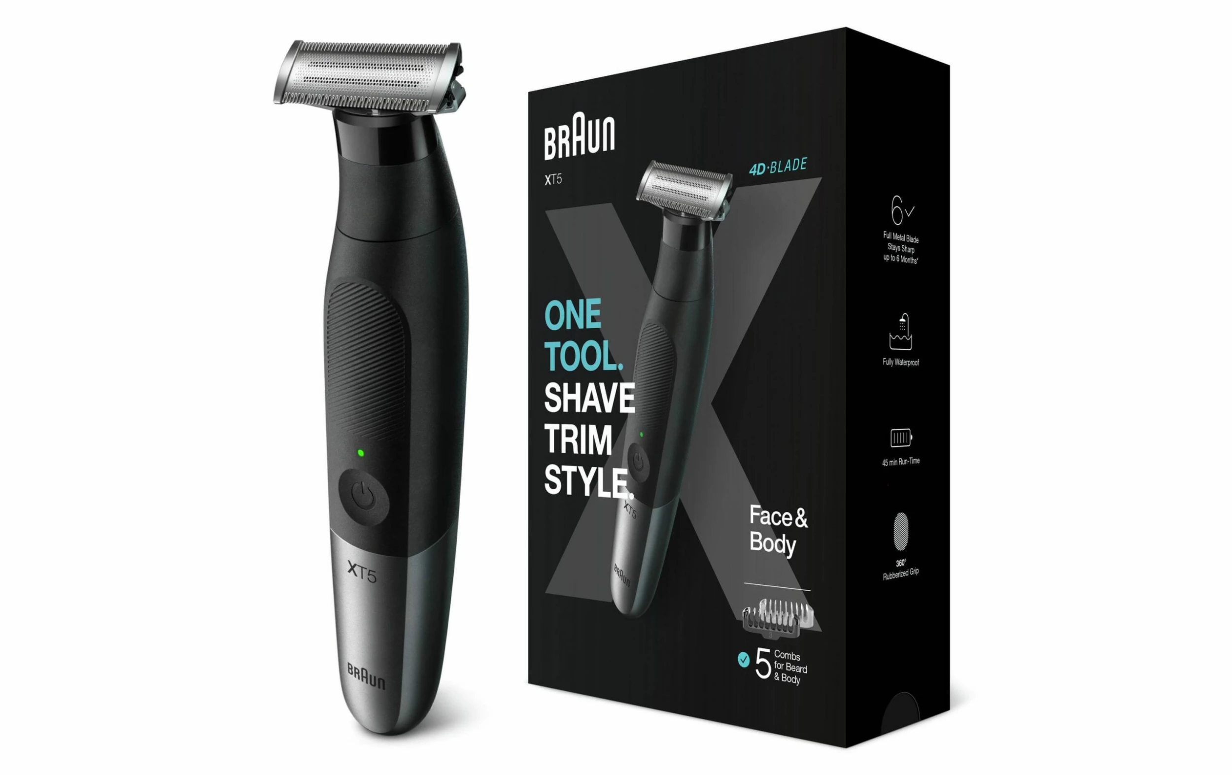Meilleure affaire 🧨 Braun Rasoir Universel Series XT5100 Face + Body - Rasoir ⋅ Rasoir électrique 😍 – Image 2