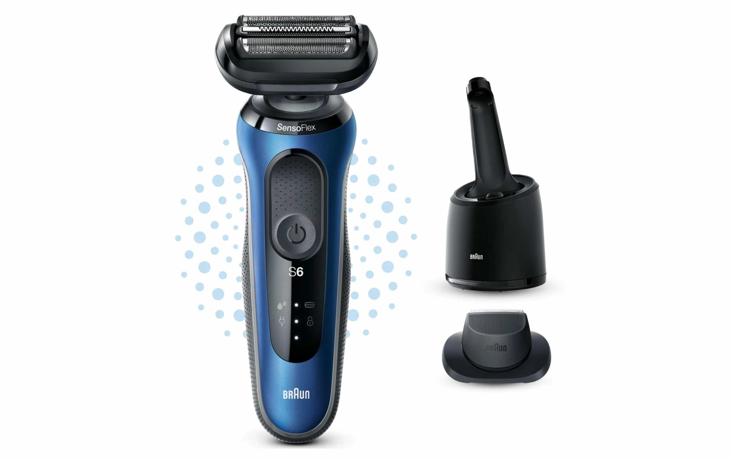 Coupon 🌟 Braun Rasoir Pour Hommes Series 6 61-B7200CC Avec Station De Nettoyage - Rasoir ⋅ Rasoir électrique ✨