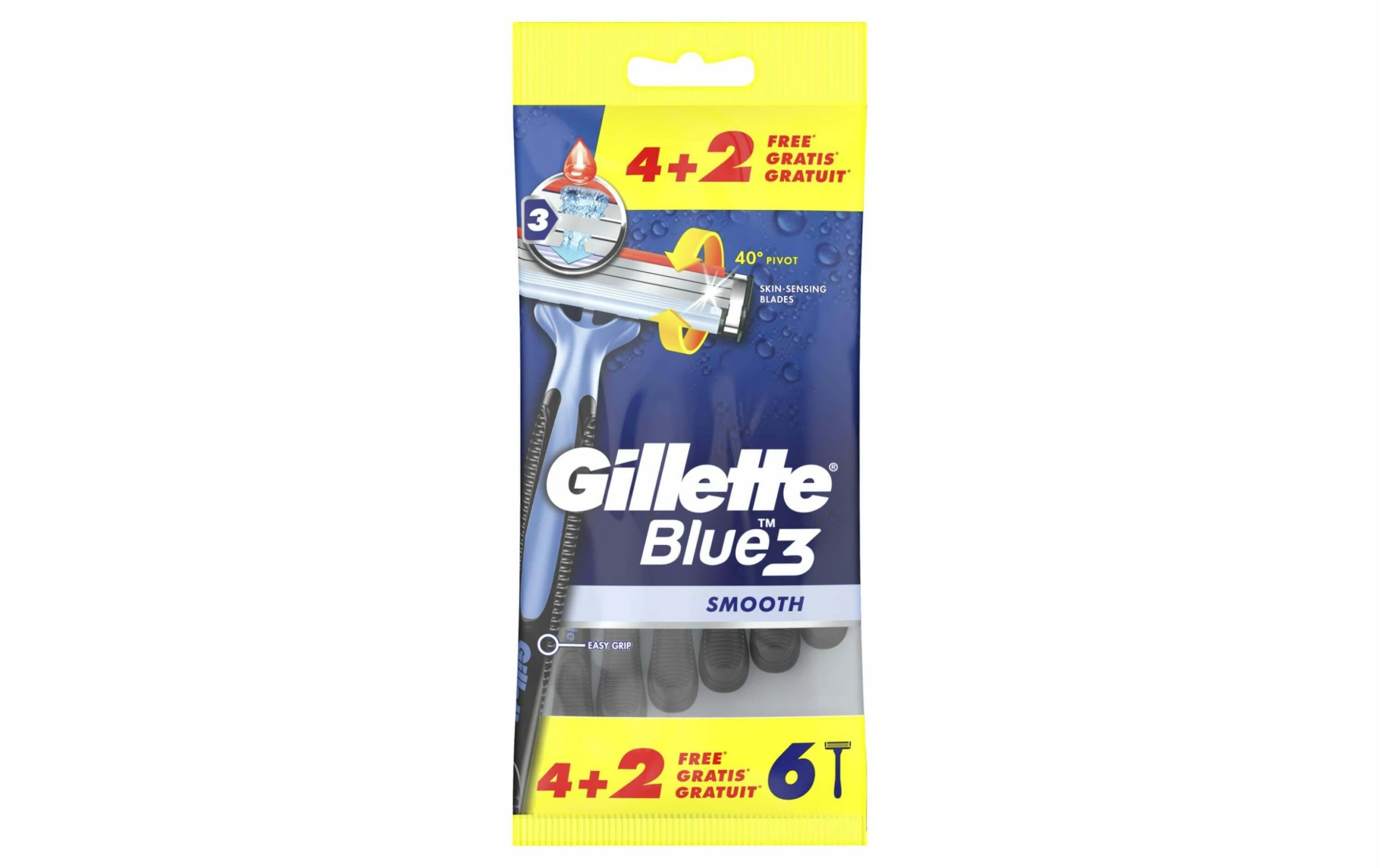 Budget ✔️ Gillette Rasoir Pour Hommes Blue 3 Smooth Jetable 6 Pièces - Rasoir Manuel ✔️ 3 Budget ✔️ Gillette Rasoir Pour Hommes Blue 3 Smooth Jetable 6 Pièces - Rasoir Manuel ✔️