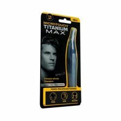 Le moins cher 💯 Mediashop Micro Touch Max Titanium - Tailleur De Barbe ⋅ Trimmer 🔔