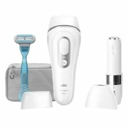 Promo 🌟 Braun Silk-expert Pro 3 PL3121 Blanc/argent - Appareil IPL 🧨