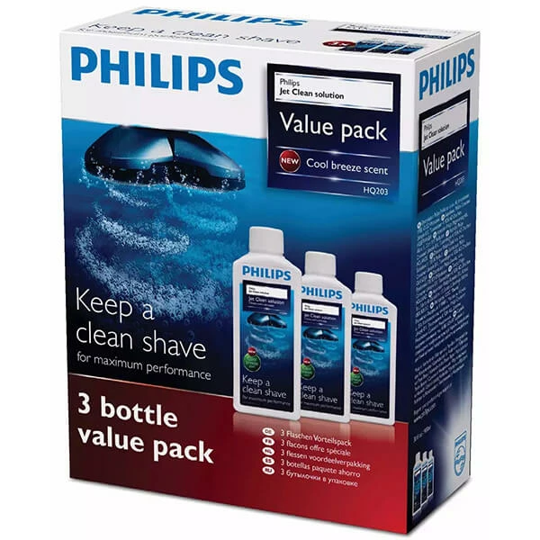 Grosses soldes ✨ Philips HQ 203 JetClean 3 Pièce - Accessoires Rasage 🤩